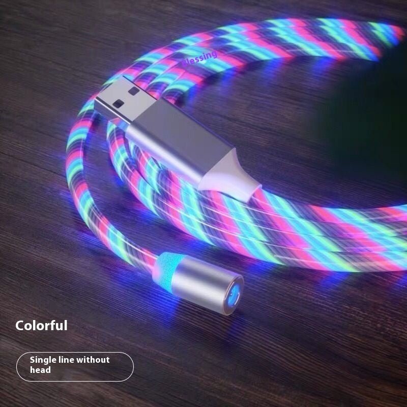 Magnetic Charging Cable Streamer Fast Charging Cable Lighting Micro USB Cable LED Magnet Charger Type - C Cable - NeraVault