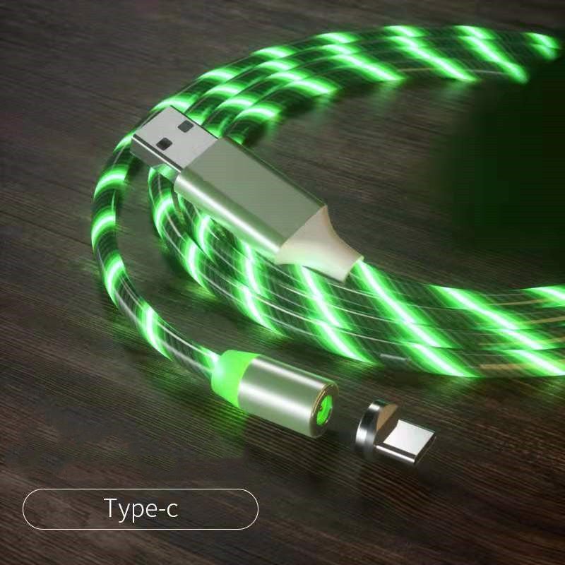 Magnetic Charging Cable Streamer Fast Charging Cable Lighting Micro USB Cable LED Magnet Charger Type - C Cable - NeraVault