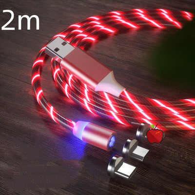 Magnetic Charging Cable Streamer Fast Charging Cable Lighting Micro USB Cable LED Magnet Charger Type - C Cable - NeraVault