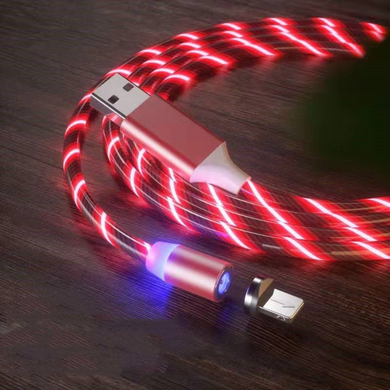 Magnetic Charging Cable Streamer Fast Charging Cable Lighting Micro USB Cable LED Magnet Charger Type - C Cable - NeraVault