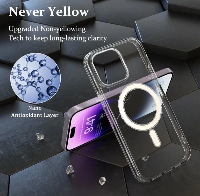 Magnetic phone Case For iPhone 15 14 Plus, Pro, Pro Max Case, Compatible With MagSafe, Shockproof Military - NeraVault