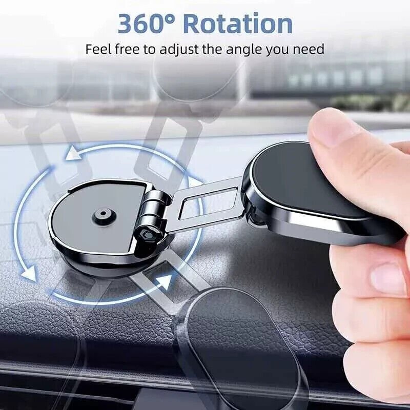 Magnetic Phone Holder For Car, Dashboard Car Phone Holder Mount Magnetic Stainless Steel Car Phone Holder - Dashboard Mount, Water - resistant, Rotatable - NeraVault