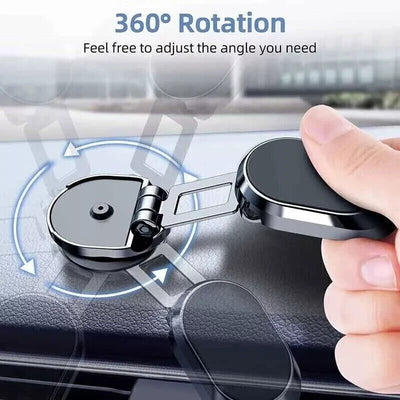 Magnetic Phone Holder For Car, Dashboard Car Phone Holder Mount Magnetic Stainless Steel Car Phone Holder - Dashboard Mount, Water - resistant, Rotatable - NeraVault