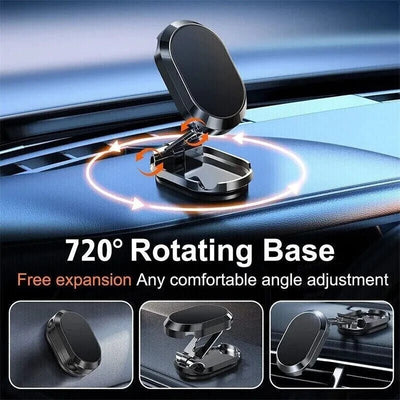 Magnetic Phone Holder For Car, Dashboard Car Phone Holder Mount Magnetic Stainless Steel Car Phone Holder - Dashboard Mount, Water - resistant, Rotatable - NeraVault