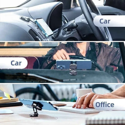 Magnetic Phone Holder For Car, Dashboard Car Phone Holder Mount Magnetic Stainless Steel Car Phone Holder - Dashboard Mount, Water - resistant, Rotatable - NeraVault