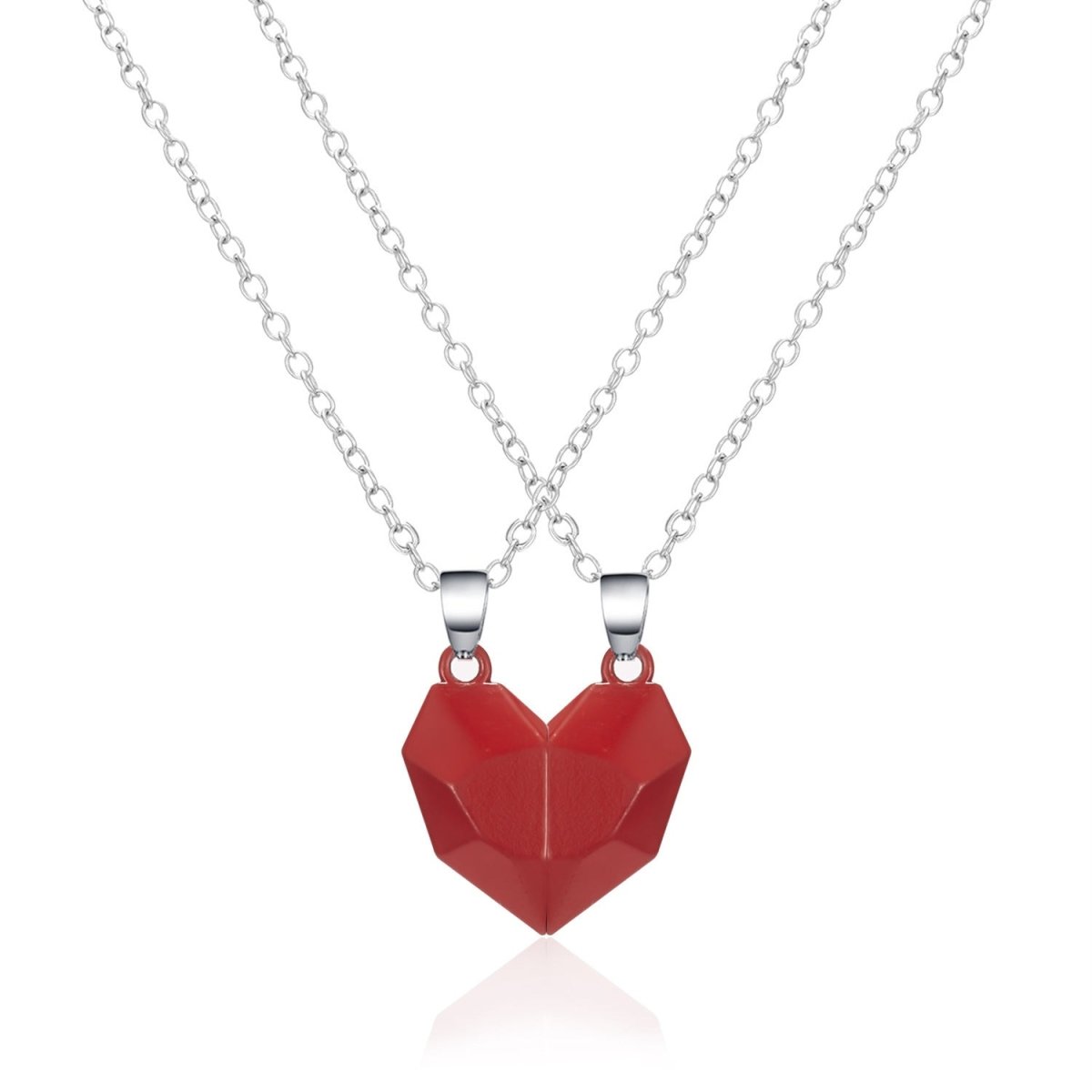 Matching Friendship Heart Necklace - NeraVault