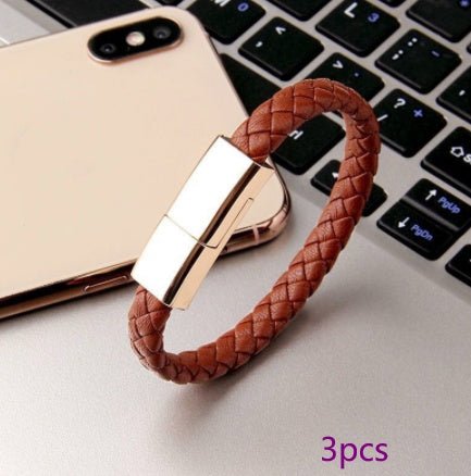 New Bracelet Charger USB Charging Cable Data Charging Cord For IPhone14 13 Max USB C Cable For Phone Micro Cable - NeraVault