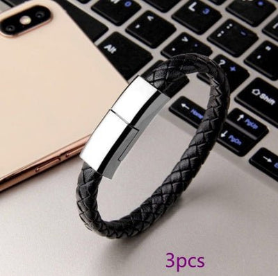 New Bracelet Charger USB Charging Cable Data Charging Cord For IPhone14 13 Max USB C Cable For Phone Micro Cable - NeraVault