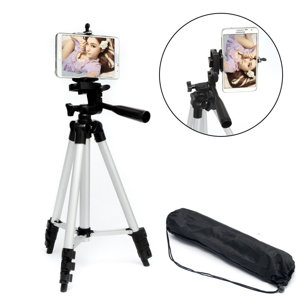 Professional Camera Tripod Stand Holder Mount For Cell Phone, Portable Tripod, Mobile Phone Live Stream Holder, Camera Tripod - NeraVault