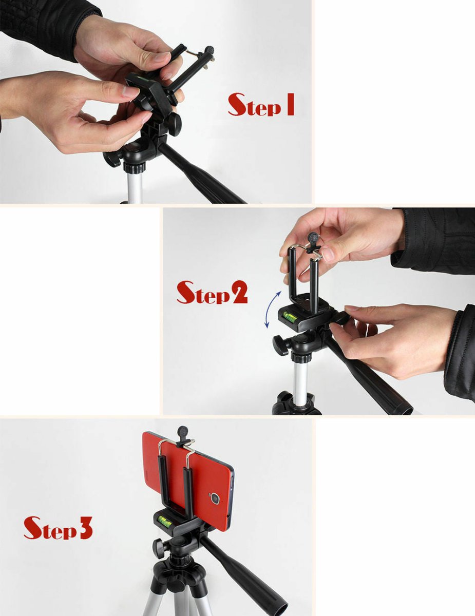 Professional Camera Tripod Stand Holder Mount For Cell Phone, Portable Tripod, Mobile Phone Live Stream Holder, Camera Tripod - NeraVault
