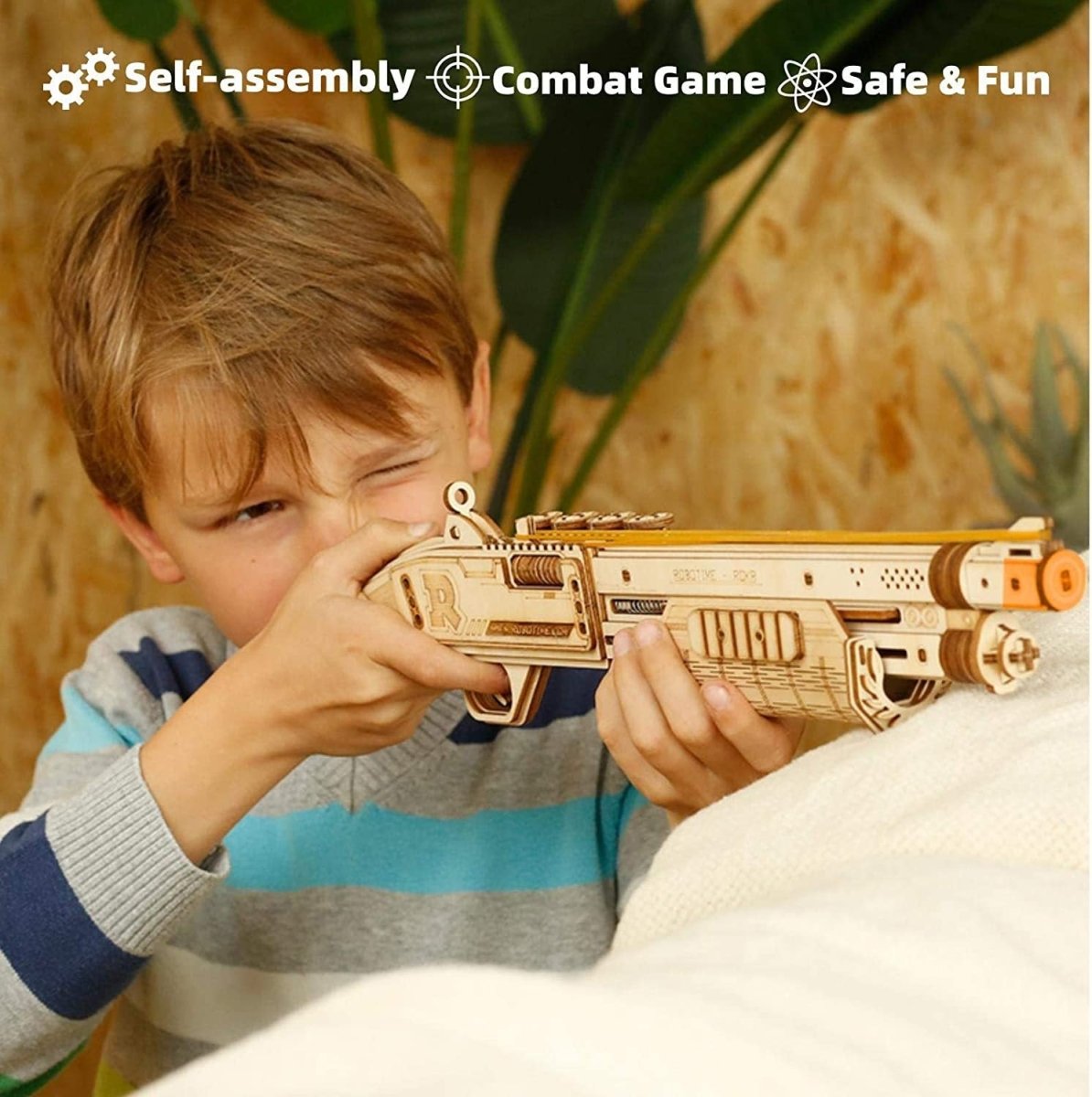 Robotime Gun Blocks Model Buliding Kit Toys Gift For Children Kids Boys Birthday Gift - NeraVault
