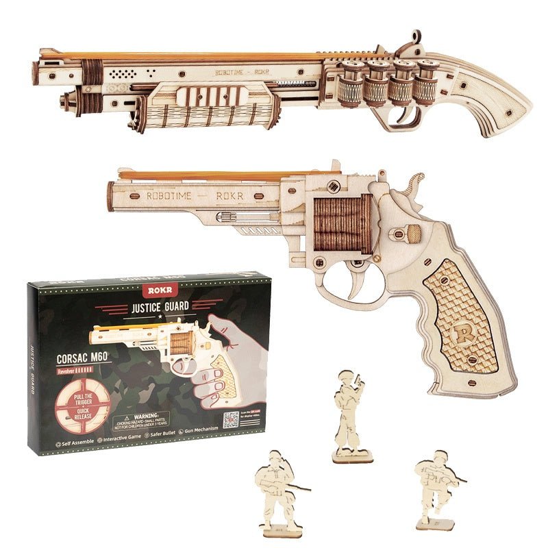 Robotime Gun Blocks Model Buliding Kit Toys Gift For Children Kids Boys Birthday Gift - NeraVault