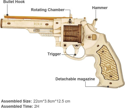 Robotime Gun Blocks Model Buliding Kit Toys Gift For Children Kids Boys Birthday Gift - NeraVault