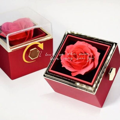 Rotating Soap Flower Rose Gift Box For Women - NeraVault