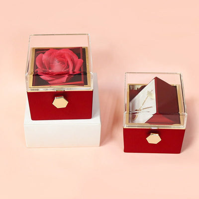 Rotating Soap Flower Rose Gift Box For Women - NeraVault