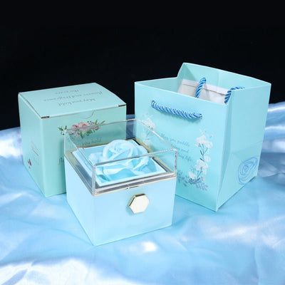 Rotating Soap Flower Rose Gift Box For Women - NeraVault