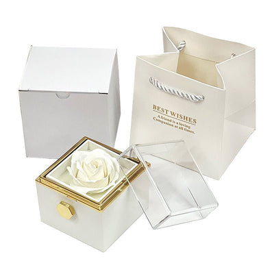 Rotating Soap Flower Rose Gift Box For Women - NeraVault