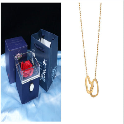 Rotating Soap Flower Rose Gift Box For Women - NeraVault