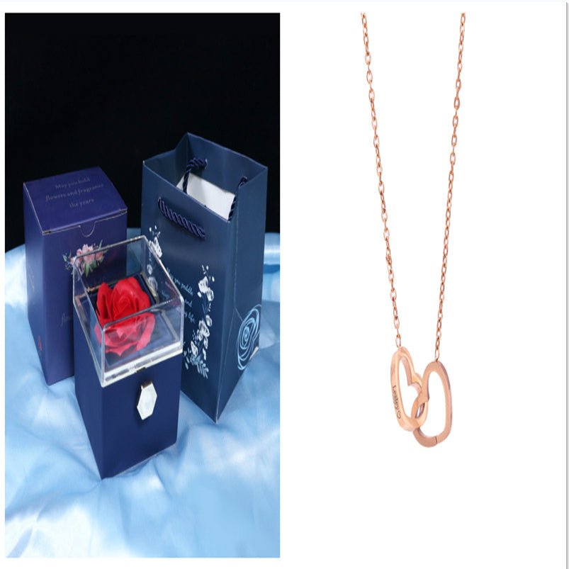 Rotating Soap Flower Rose Gift Box For Women - NeraVault