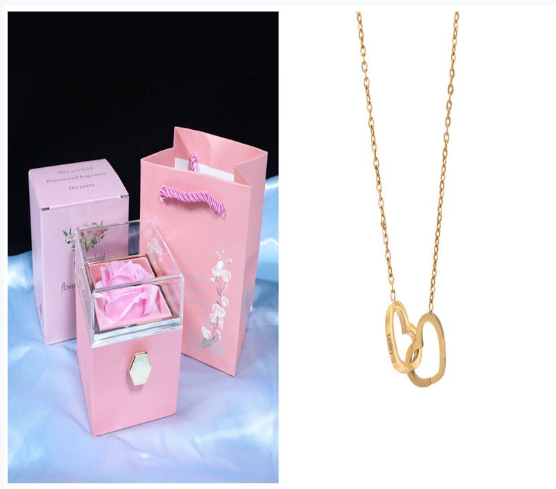 Rotating Soap Flower Rose Gift Box For Women - NeraVault