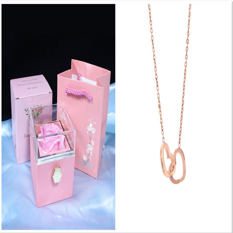 Rotating Soap Flower Rose Gift Box For Women - NeraVault