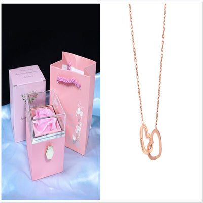 Rotating Soap Flower Rose Gift Box For Women - NeraVault