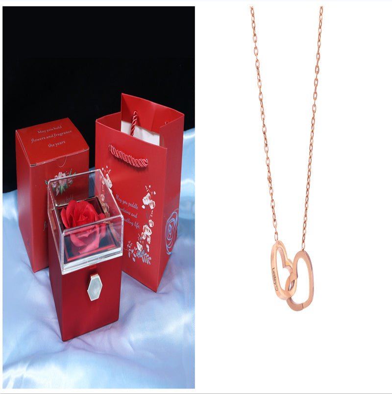 Rotating Soap Flower Rose Gift Box For Women - NeraVault