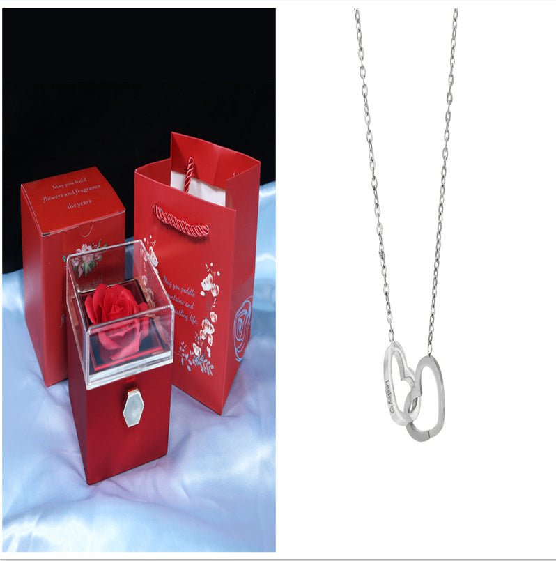 Rotating Soap Flower Rose Gift Box For Women - NeraVault