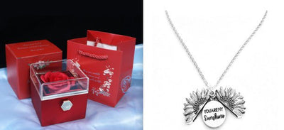 Rotating Soap Flower Rose Gift Box For Women - NeraVault