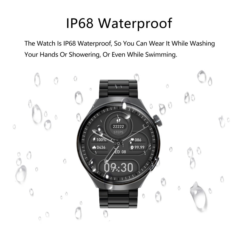 SENBONO V19 Business Men Smart Watch Answer Call Heart Rate Water Proof Sports Fitness Smartwatch Men - NeraVault