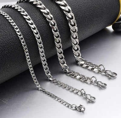 Trendy Cuban Chain Hip - hop Thick Six - sided Sweater Chain That Won't Fade - NeraVault