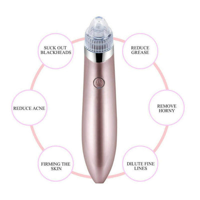 Unisex Electric Blackhead Pore Cleaner Acne Pimple Remover Strong Suction Tool - NeraVault
