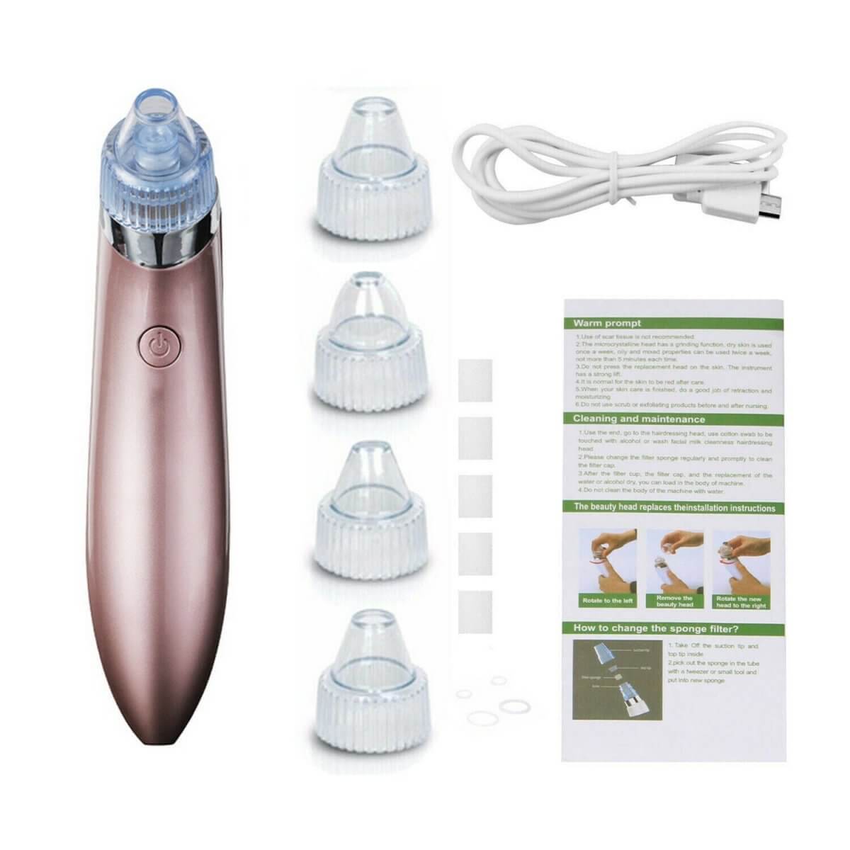 Unisex Electric Blackhead Pore Cleaner Acne Pimple Remover Strong Suction Tool - NeraVault