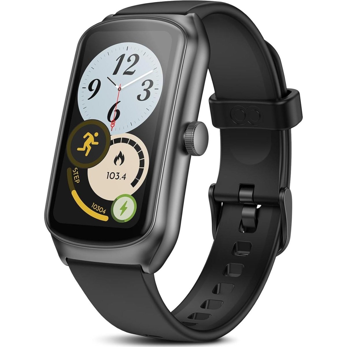Unisex Fitness Tracking Smartwatch With Heart Rate, Blood Oxygen And Sleep Monitoring, Waterproof Function, Pedometer, Swimming Health Activity Tracking - NeraVault