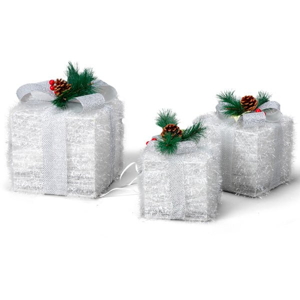 White Christmas Lighting Gift Box - NeraVault