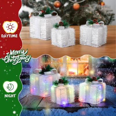White Christmas Lighting Gift Box - NeraVault