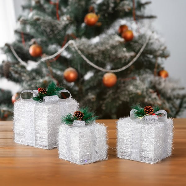 White Christmas Lighting Gift Box - NeraVault
