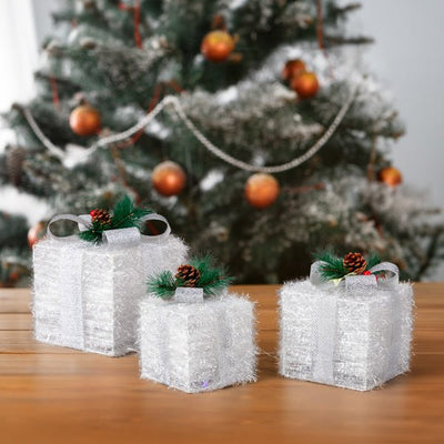 White Christmas Lighting Gift Box - NeraVault