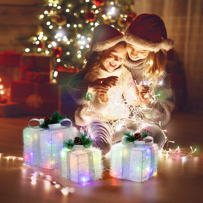 White Christmas Lighting Gift Box - NeraVault