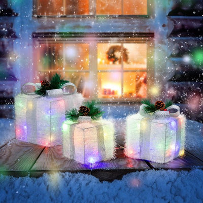 White Christmas Lighting Gift Box - NeraVault