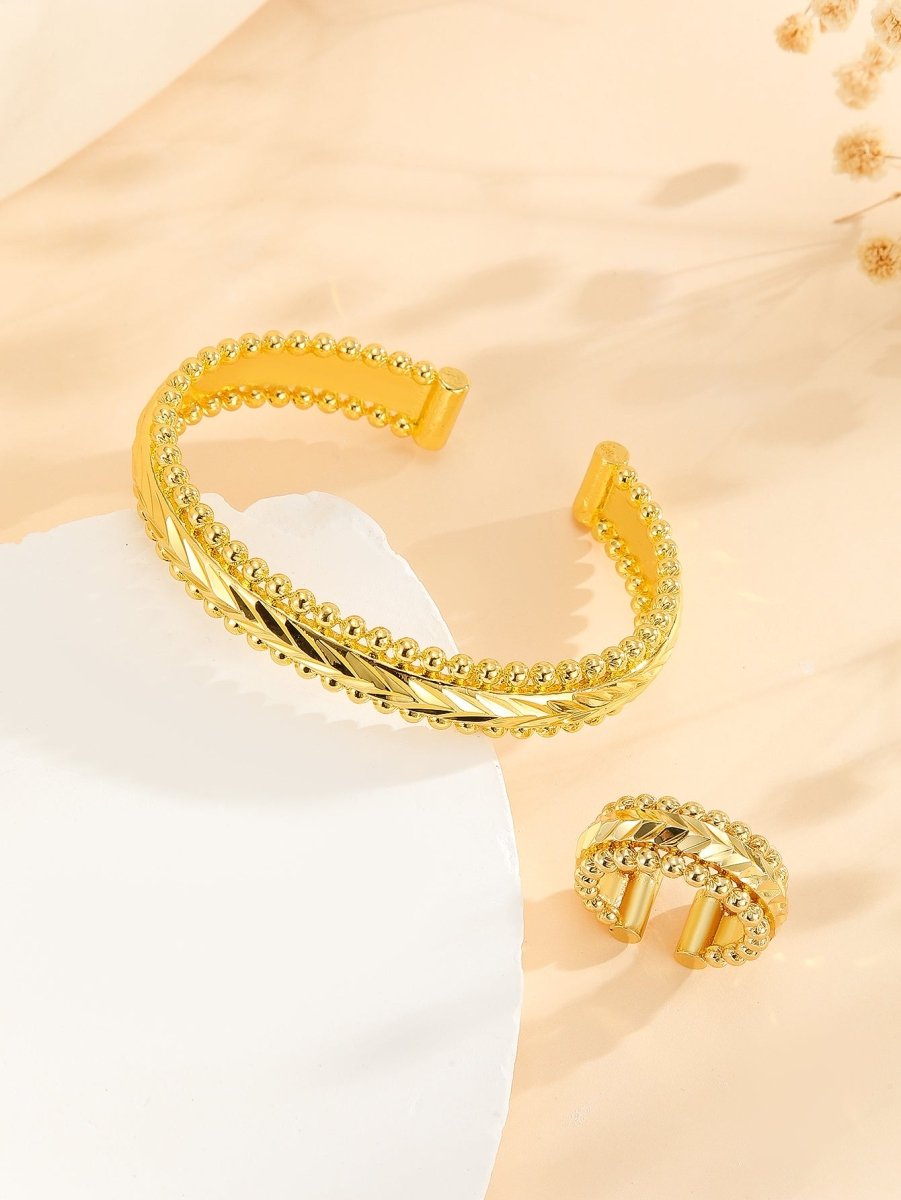 Women's 2pcs Vintage Gold Plated Bracelet - NeraVault