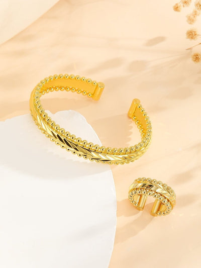 Women's 2pcs Vintage Gold Plated Bracelet - NeraVault