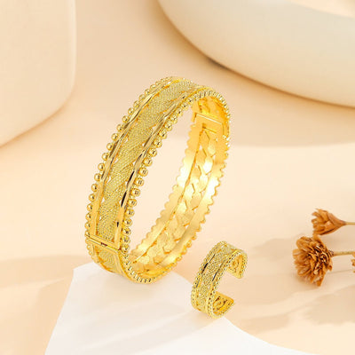 Women's 2pcs Vintage Gold Plated Bracelet - NeraVault